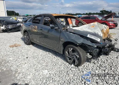 2025 Hyundai Elantra Limited from USA, damaged, VIN KMHLP4DGXSU002255